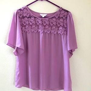 Charming Charlie Short Sleeve Blouse